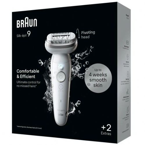 Epilator Braun Silk-épil 9-011 3D SensoSmart (bel/roza zlato)