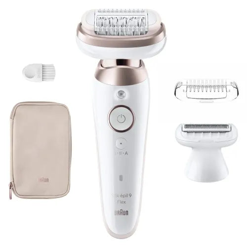 Epilator Braun SWilk-epil 9-030 3D SensoSmart, bela