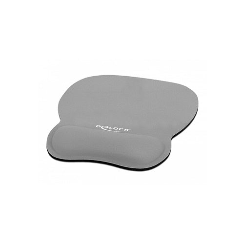 Ergonomska podloga za miško z gelom za zapestje DeLock, siva