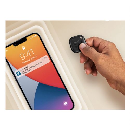 Pametni iskalnik Anker eufy Security SmartTrack Link Bluetooth, vodoodporen, zamenljiva baterija, Find My podpora, črn