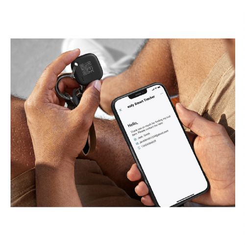 Pametni iskalnik Anker eufy Security SmartTrack Link Bluetooth, vodoodporen, zamenljiva baterija, Find My podpora, črn