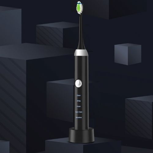 Extralink sonična četkica za zube, 5 načina čišćenja, crna