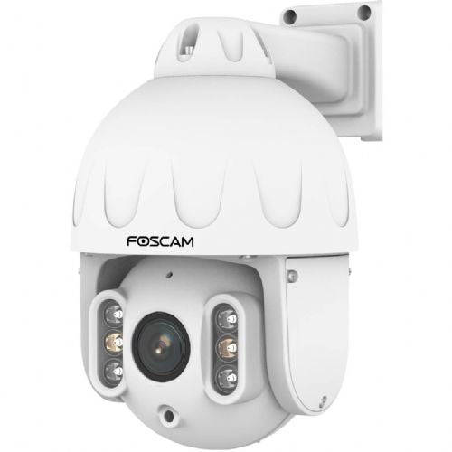 Varnostna kamera Foscam SD8EP 4K, motorizirana P&T, optični zoom 4x, nočni vid do 50 m, PoE, IP66, bela