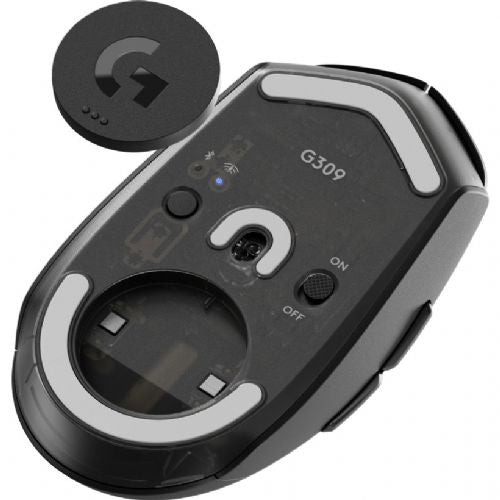 Miška Logitech G309 LIGHTSPEED, črna