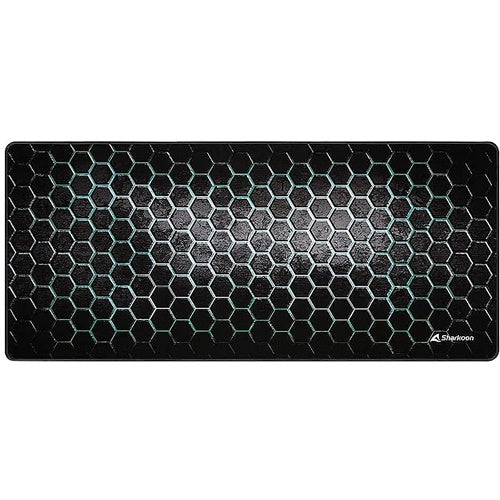 Gaming igralna podlaga za miško Sharkoon Skiller SGP30 XXL, siva/turkizna