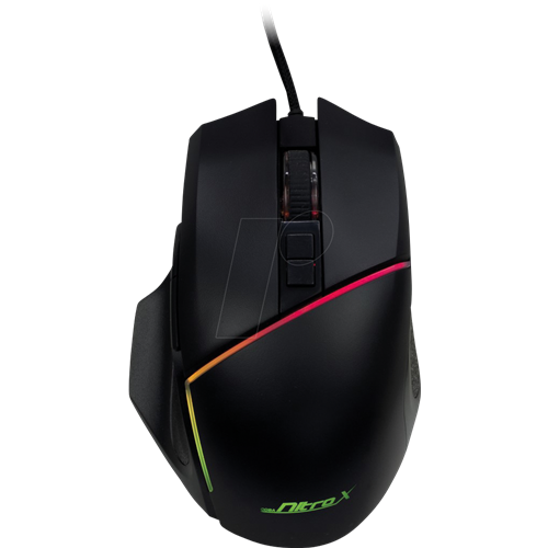 Gaming miška Inter-Tech Nitrox GT-100 RGB, črna