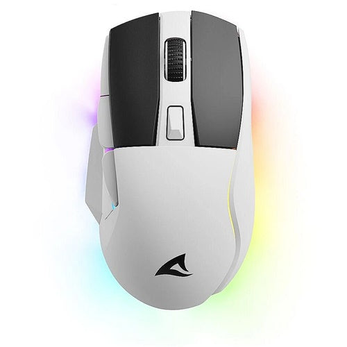 Gaming miška Sharkoon Skiller SGM50W, vklj. polnilna postaja, bela