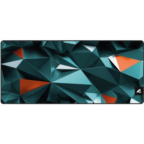 Sharkoon Skiller SGP30 XXL D1 gaming podloga za miša, zelena/narančasta