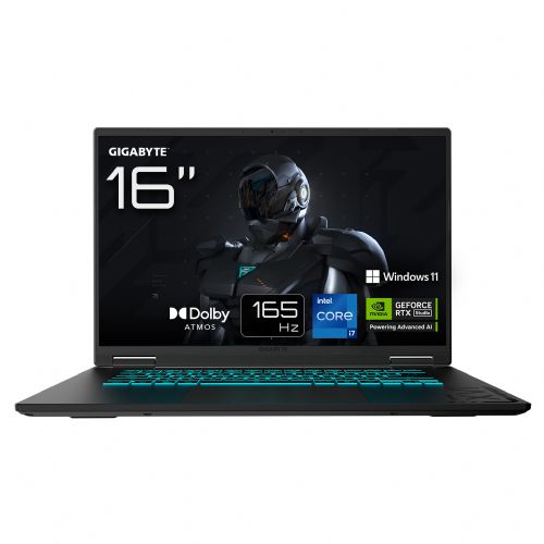 Prenosnik Gigabyte GAMING A16 CTHI3DE894SH Intel Core i7-13620H/16GB/SSD 1 TB NVMe/40,6cm (16")/NVIDIA GeForce RTX 5050/DE/W11Home, črn