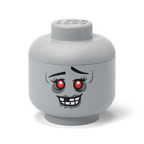 Glava za shranjevanje Lego Zombie velika 8,5 l polipropilen siva zložljiva brez BPA