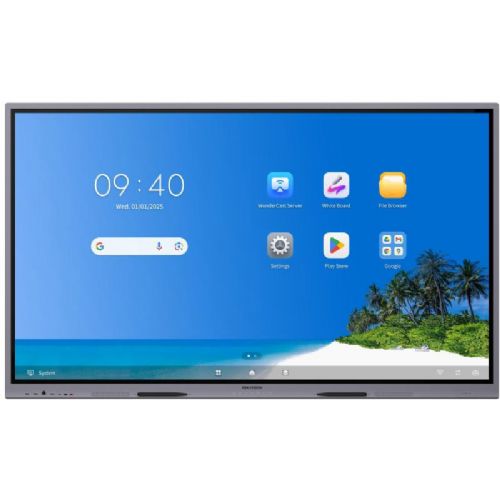 Interaktivni zaslon HIKVISION DS-D5B75RB/EP 190,5cm (75") UHD Android 14 na dotik