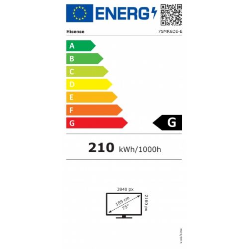 Hisense interaktivni zaslon 75MR6DE-E 75'' / 4K / 350 nits / 60 Hz / zaslon na dotik 75" / 3840x2160 / 4GB / 64GB / Android 13