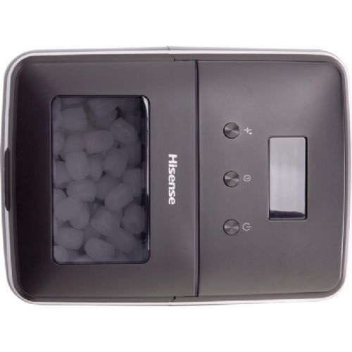 Ledomat Hisense IMC2000A, 20 kg/24 h, 2,8 l, XL ledene kocke, črne barve