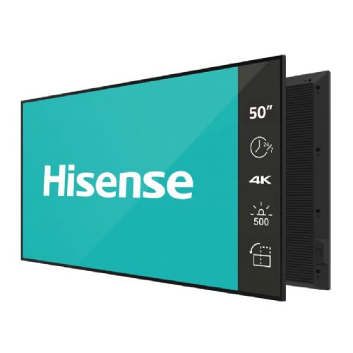 Digital signage zaslon Hisense 50DM66D, 127 cm (50"), 4K UHD, 500 niti, Android 11