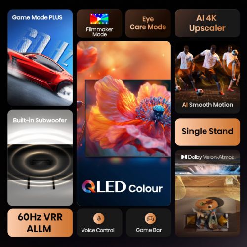 Televizor Hisense 75A7Q, QLED TV, 189 cm (75"), 4K Ultra HD 3840x2160, 60 Hz, Dolby vision, VIDAA Smart TV