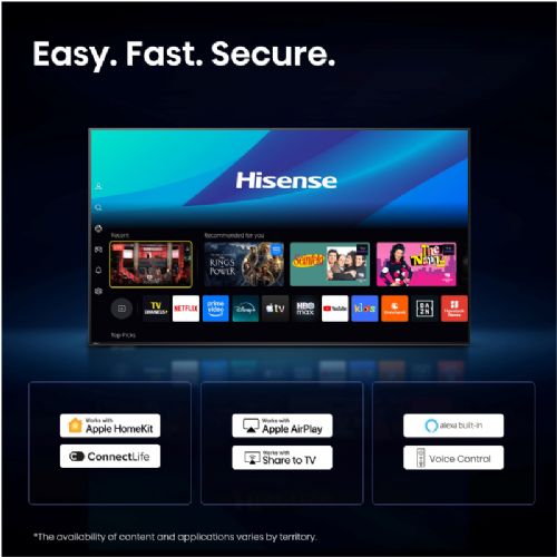 Televizor Hisense 75UR9S, 189 cm (75"), 4K RGB MiniLED, 180 Hz, VIDAA, Dolby Vision Atmos