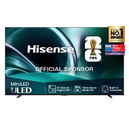 Televizor HISENSE 100U7Q ULED (Mini LED), 253cm (100"), 4K Ultra HD 3840x2160, 165 Hz, VIDAA Smart TV, EZPlay