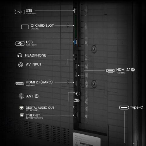 Televizor Hisense 100U8Q, 254 cm (100"), 4K ULED Mini LED PRO, 165 Hz, Dolby Vision Atmos, VIDAA Smart TV