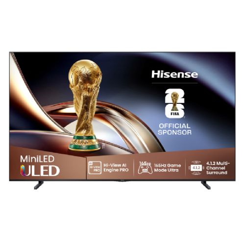 Televizor Hisense 100U8Q, 254 cm (100"), 4K ULED Mini LED PRO, 165 Hz, Dolby Vision Atmos, VIDAA Smart TV