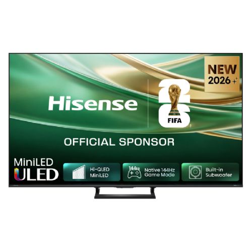 Televizor Hisense 50E8S, 126 cm (50"), 4K ULED MiniLED, 144 Hz, VIDAA Smart TV, Dolby Atmos, črne barve