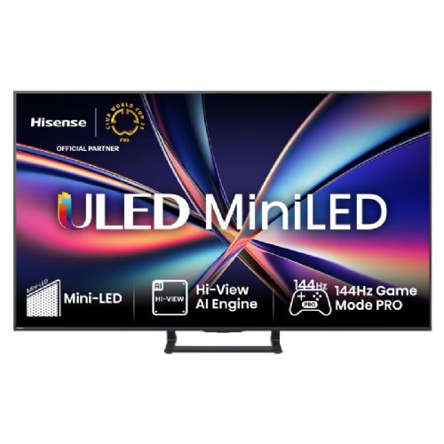 Televizor HISENSE 55E8Q ULED (Mini LED), 139 cm (55"), 4K Ultra HD 3840x2160, 144 Hz, VIDAA Smart TV, 8 ms