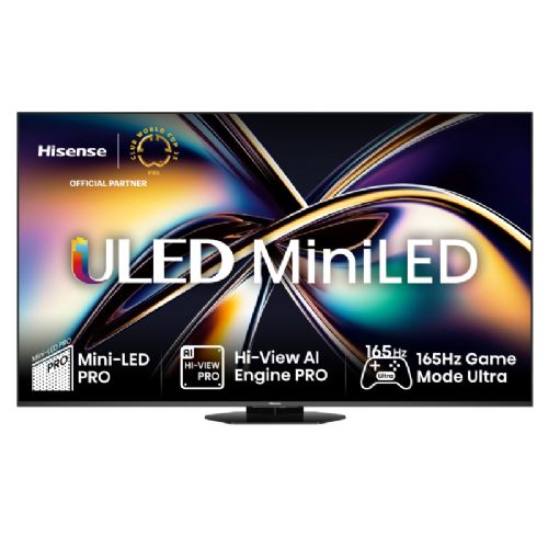 Televizor HISENSE 55U8Q ULED (Mini LED), 139 cm (55"), 4K Ultra HD 3840x2160, 165 Hz, VIDAA Smart TV, 6 ms