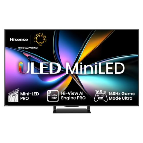 TV HISENSE ULED (Mini LED) 75U7Q PRO, 189 cm (75"), 4K Ultra HD 3840x2160, 165 Hz, Dolby Atmos