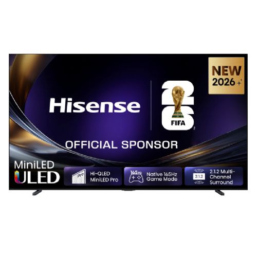 Televizor Hisense 85U7S PRO, 215 cm (85"), 4K ULED MiniLED Pro, 165 Hz, VIDAA Smart TV, Dolby Atmos, črne barve