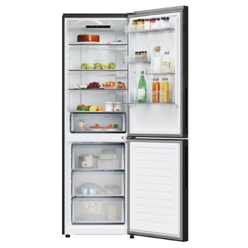 Hladilnik Candy ECN2CQTEB186, 185 cm, No Frost, 355 l, energijski razred E, črne barve