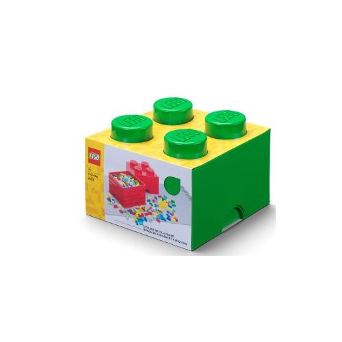 Škatla za shranjevanje Lego®, z gradnikom 4, zelena (40031734)