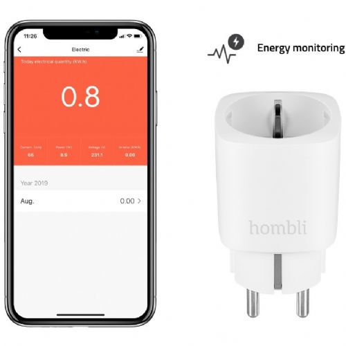 Hombli pametna utičnica EU, bijela