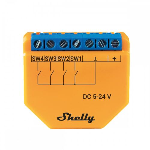 Home Shelly Relais "Plus i4 DC" WLAN