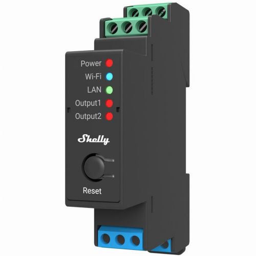 Home Shelly Relay "Pro 2" WLAN & LAN Max. 25A BT