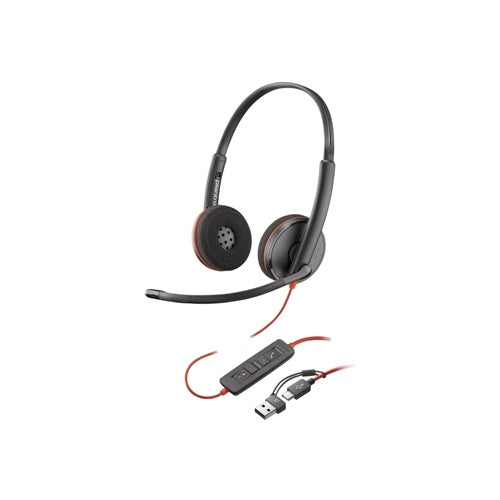 Slušalke HP Poly Headset Blackwire C3220 Stereo USB-C/A