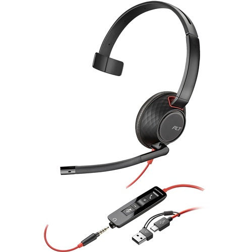 Slušalke HP Poly Headset Blackwire C5210 Mono USB-C/A & 3,5 mm (razsuto)