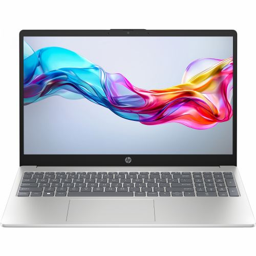 Prenosni računalnik HP 15-fd1058ng 39,6cm (15,6") FHD IPS, Intel Core 5 120U, 16 GB RAM, 512 GB SSD, DE, Windows 11, srebrna