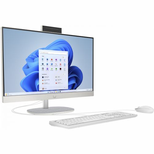 HP All-in-One računalo 24-cr0006ng Ryzen 5-7520U/16GB/SSD 512GB NVMe/60,5 cm (23,8") FHD/IPS/DE/W11Home, bijela