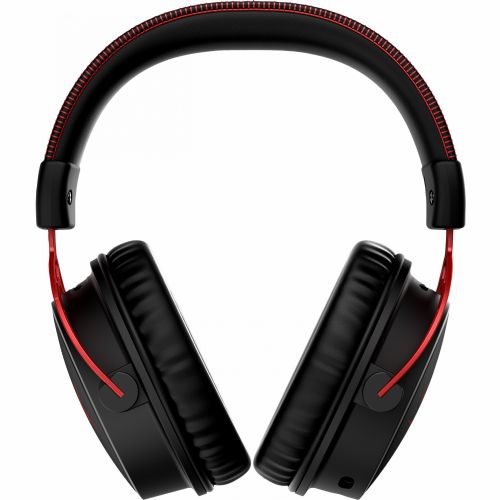 HP HyperX Cloud Alpha Wireless Gaming Headset - Virtual 7.1-Surround/DTS Headphone:X 2.0/Spatial Audio/Over-Ear - schwarz/rot