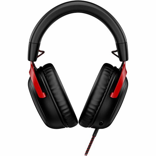 HP HyperX Cloud III Gaming Headset/7.1 Sound/DTS Headphone:X/Spatial Sound/Over-Ear - schwarz/rot