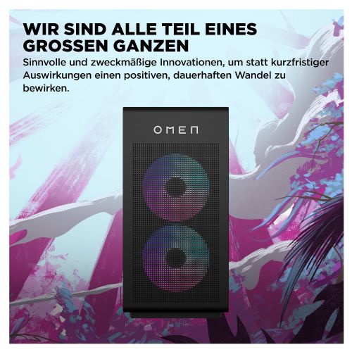 Namizni računalnik HP OMEN GT16-1173ng Ryzen 7 9800X3D, 64GB RAM, 2TB SSD, Radeon RX 9700 XT, Windows 11 Home