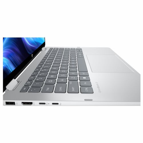 Prenosni računalnik HP OmniBook 5 Flip Intel Core 5 120U, 35,6cm (14") 2K IPS na dotik, 16GB RAM, 512GB SSD, DE, W11Home, srebrna