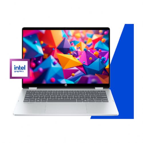 HP OmniBook 5 Flip 14-fp0154ng Laptop 14" 2-in-1 Intel Core 5 120U, 16GB RAM, 512GB SSD, Touchscreen, DE, Windows 11 Home