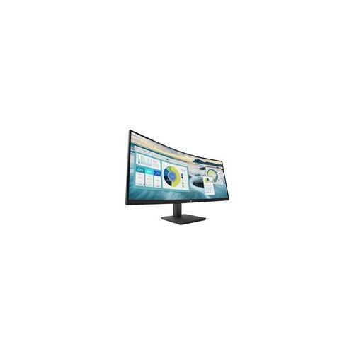 HP P34hc G4 zakrivljeni monitor, 86,36 cm (34''), 3440 x 1440 (UWQHD), 250 cd/m2, 21:9, 5 ms, 60 Hz, HDMI, DisplayPort, USB-C, VESA, zvučnici, crni