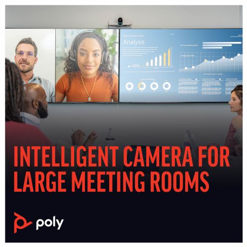 HP Poly Studio E70 Auto-Track 4K USB kamera Teams