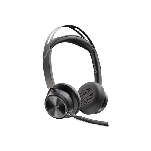 Slušalke HP Poly Voyager Focus 2 Microsoft Teams Certified USB-C-C Headset +USB-C/A Adapter + Charging Stand No localization