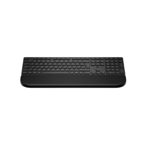 HP tipkovnica 585K za več naprav z dvojnim načinom delovanja in naslonom za dlan.