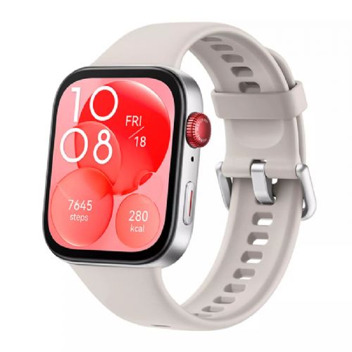 Oametna ura Huawei WATCH FIT 3 bela + darilo FreeBuds SE 2