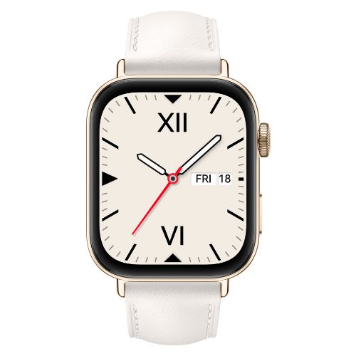 Pametna ura Huawei WATCH FIT 3 bela, z usnjenim paščkom + darilo FreeBuds SE 2