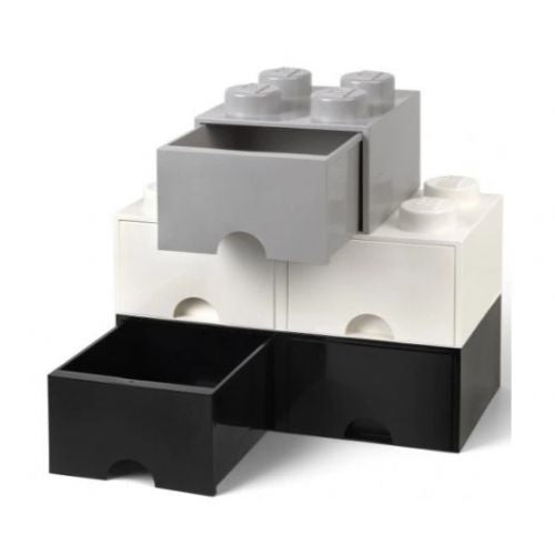 Lego®: Kutija za pohranu s 4 građevinske kocke - siva (40051740)