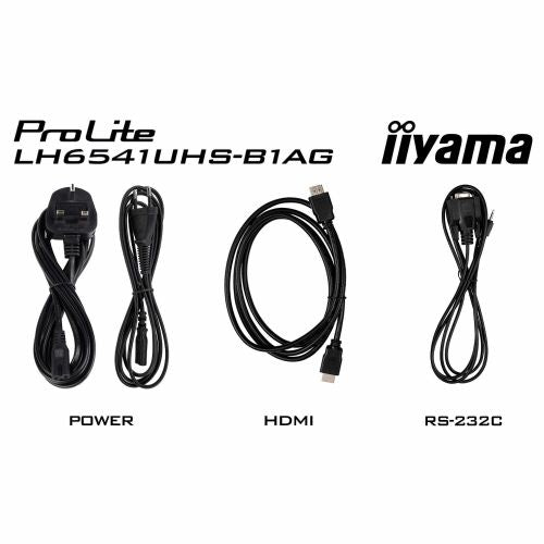 Zaslon IIYAMA LH6541UHS-B1AG 163,8 cm (64,5") 16:9 3x HDMI+USB IPS (dostava)